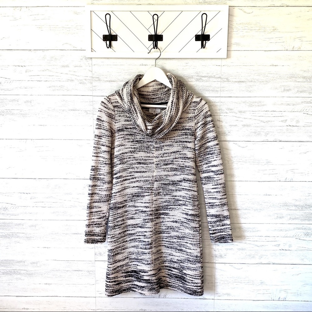Lou & Grey Pullover Long Sleeve Sweater Dress Sz XS